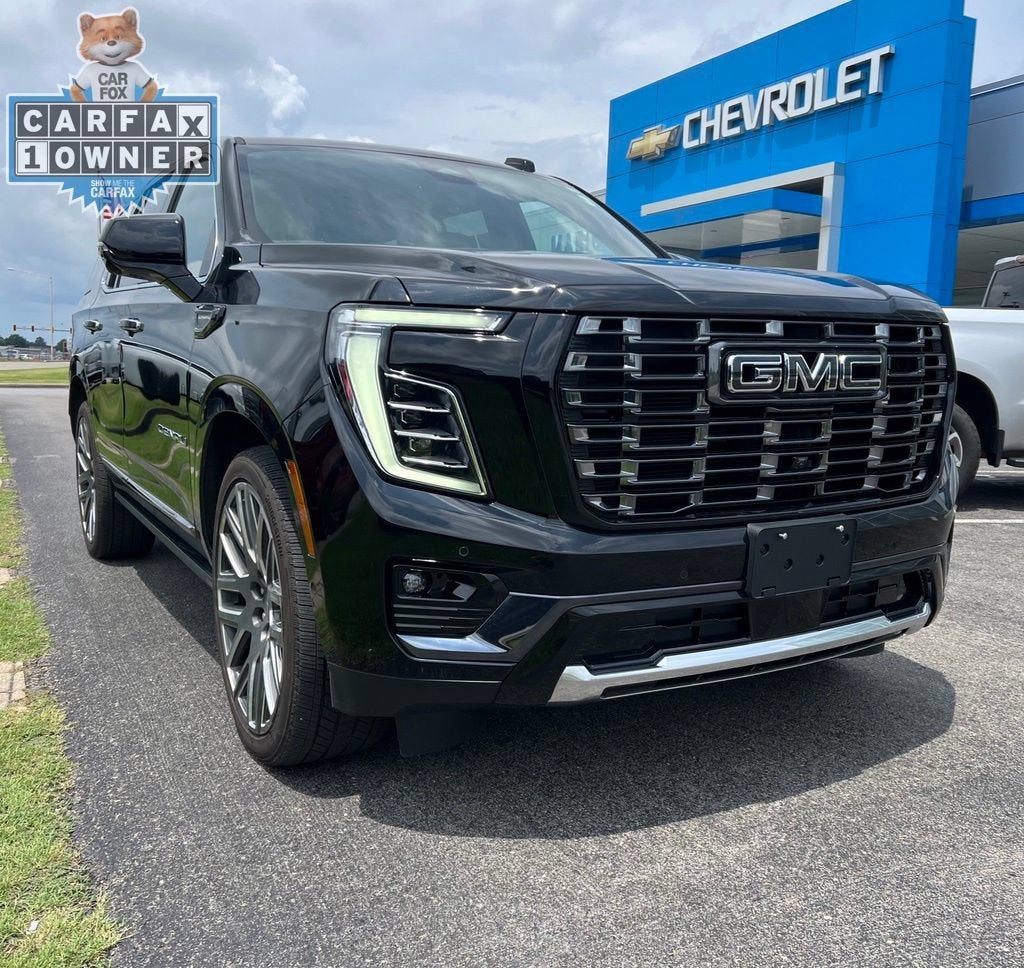 2026 GMC Yukon Denali Ultimate in Onyx Black — front three-quarter view