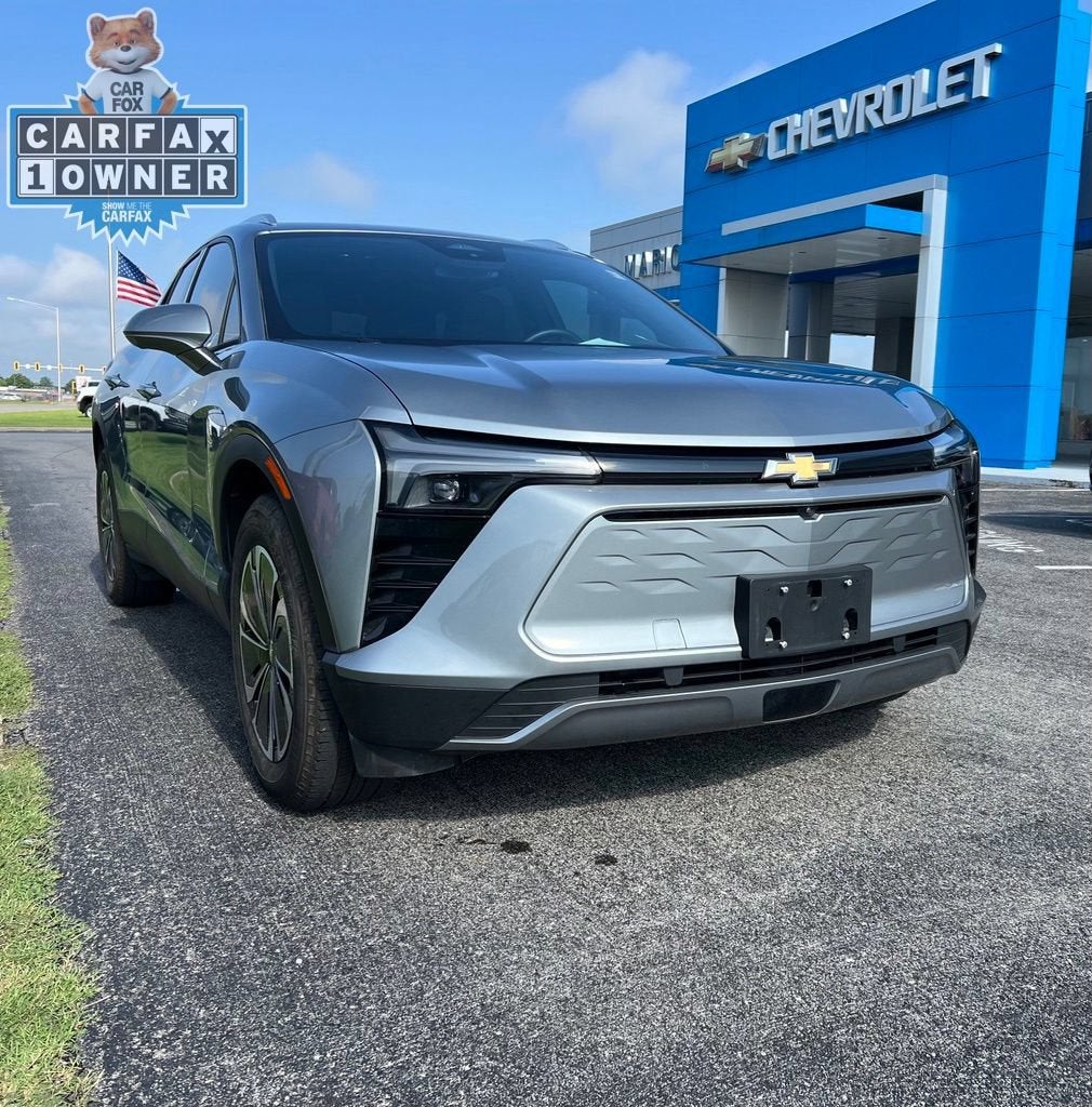 2024 Chevrolet Blazer EV LT in Sterling Gray Metallic — front three-quarter view
