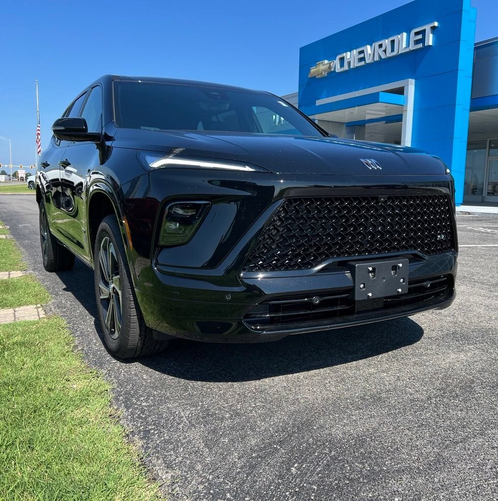 2026 Buick Enclave Sport Touring in Ebony Twilight Metallic — front three-quarter view